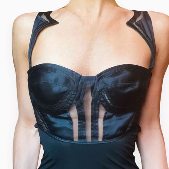 ❤️SOLD❤️ TOM FORD for GUCCI RARE Corset Top Dress |Size: 40| - Picture 1 of 15